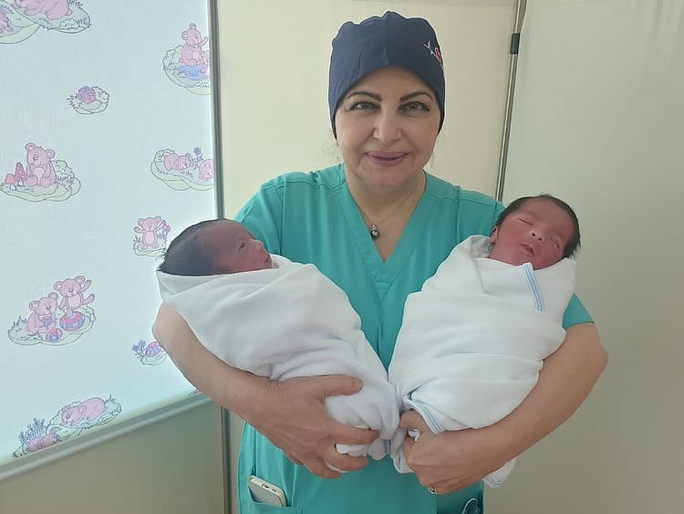 emirati twin boys magid and rashid