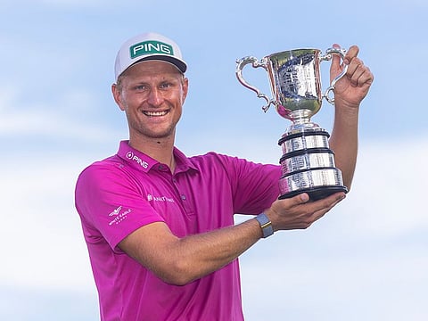 Adrian Meronk won for the second time on the DP World Tour.