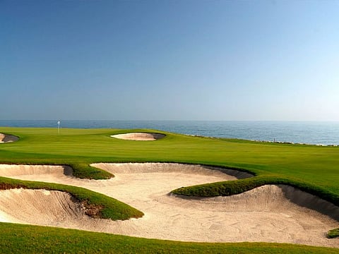 Al Mouj Golf venue for the 2023 International Series Oman