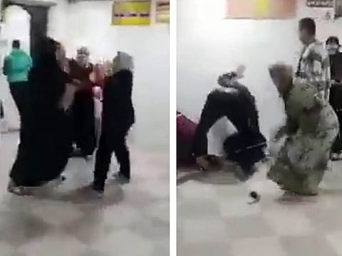 A picture from the video grab.