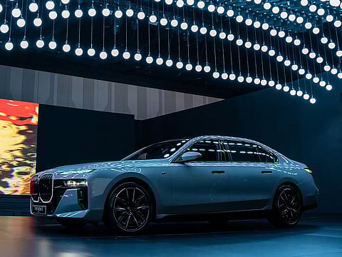 BMW's i7 electric is taking pre-orders in the UAE.