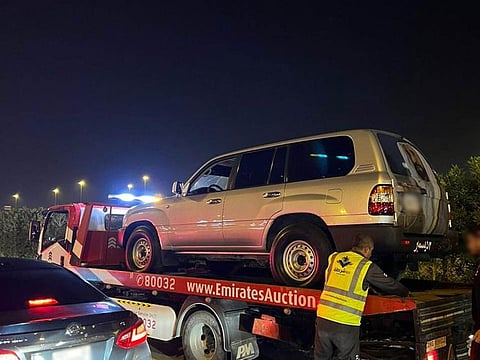 Dubai Police impounded 132 vehicles and fined the drivers for violating traffic rules during the UAE’s 51st National Day celebrations.
