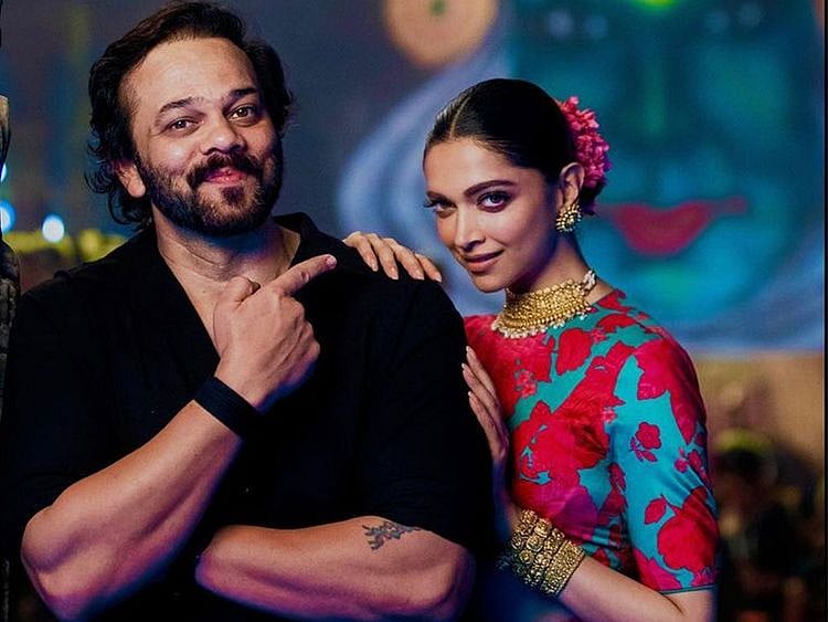 Rohit Shetty and Deepika Padukone