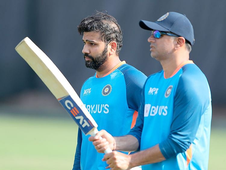 Rohit Sharma and Rahul Dravid