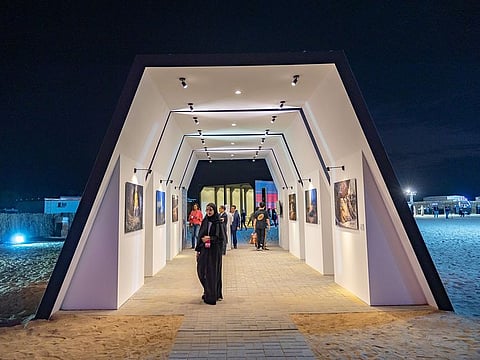 Artworks about local cinema and culture are also on show