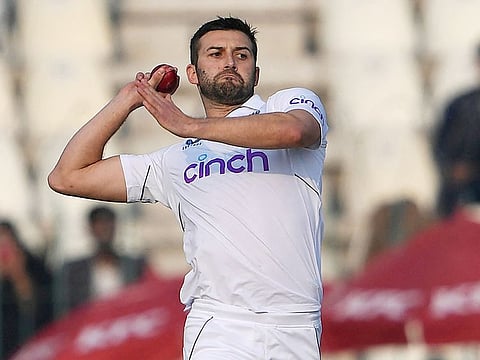 England's Mark Wood.