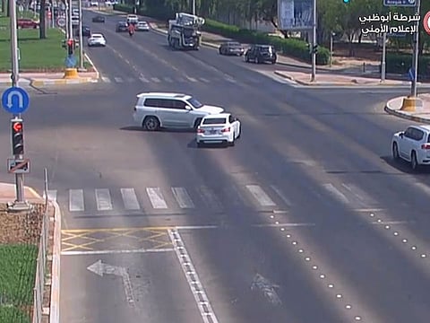 Abu Dhabi Police release a video showing dangers of jumping traffic lights