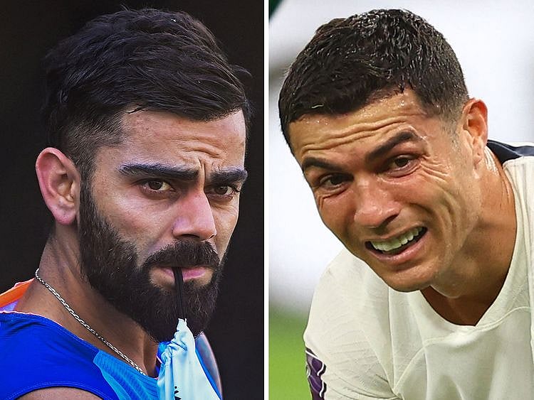 Virat Kohli and Cristiano Ronaldo