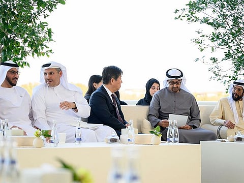  President His Highness Sheikh Mohamed bin Zayed Al Nahyan received a written message from South Korea's President Yoon Suk-yeol