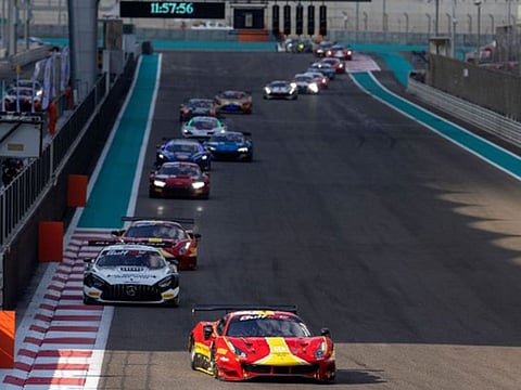 The 11th edition of the Gulf 12 Hours at Yas Marina Circuit, which AF Corse won.