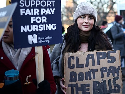 The RCN held a series of two-day strikes in December, January and earlier this month.