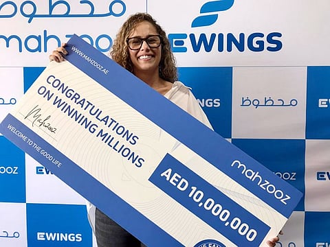 British expatriate Inger is the latest winner of whopping Dh10 million grand prize of Mahzooz draw in Dubai.