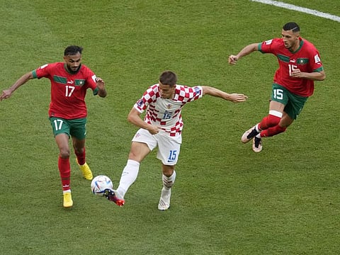 From left: Morocco and Croatia, who played in the Group F, will again meet for the third place on Saturday.