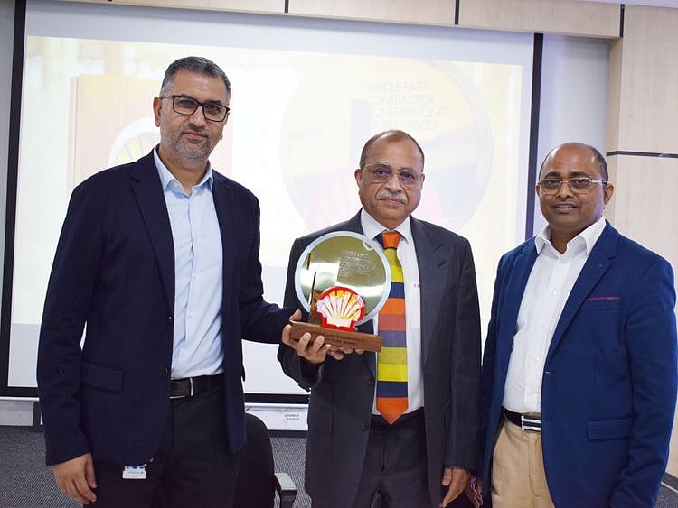Shell Middle East Contractor of the Year Award
