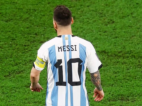 Argentina's Lionel Messi  