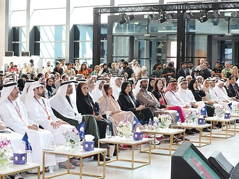 The opening ceremony also saw the presence of Sheikh Fahim Al Qasimi, Head of the Department of Government Relations, Sheikh Saud bin Sultan Al Qasimi, the Director of Sharjah Digital Office, Abdulla Bin Touq Al Marri, UAE Minister of Economy, Bodour Al Qasimi, Chairperson of Sharjah Entrepreneurship Center (Sheraa) and Najla Al Midfa, CEO of Sheraa, in addition to various UAE government and private institutions. 