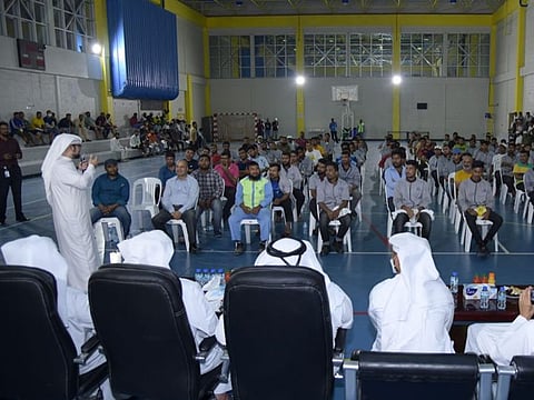 The rights and the duties of both workers and employers are being explained in the outreach programme