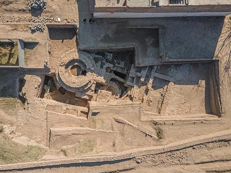 Archaeologists in Pakistan’s Swat Valley buddhist temple