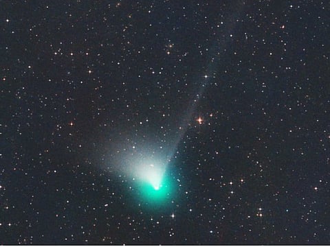 This photo of Comet 2022 E3 was shared astrophotographer Michael Jaeger, from Martinsberg, Austria.
