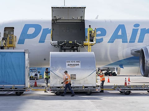 Amazon is offering space on its planes, and charter flights, said one of the people.