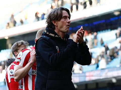 Brentford manager Thomas Frank.