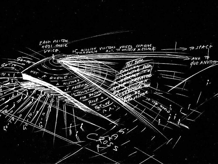 Es Devlin UK Pavilion Concept Sketch