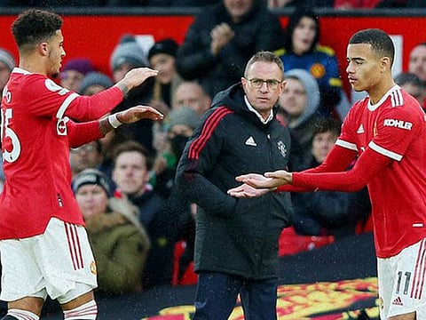 Manchester United interim manager Ralf Rangnick