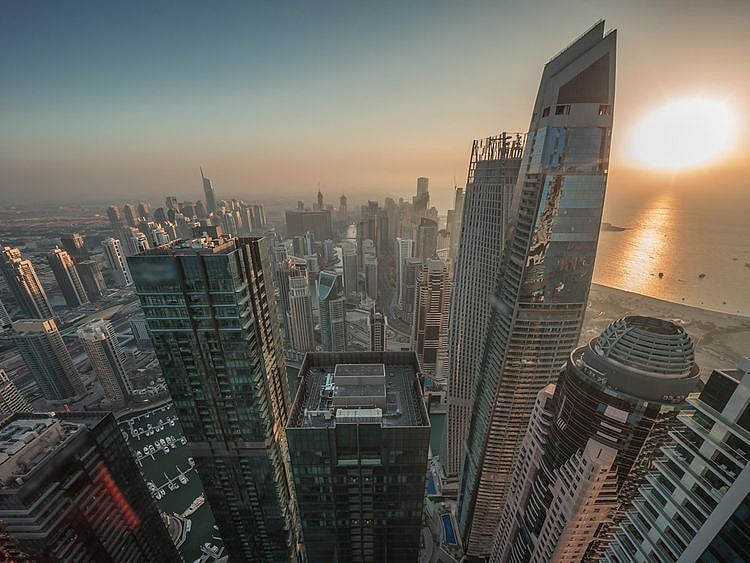 STOCK Dubai Skyline