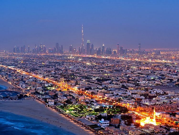 STOCK Dubai Skyline