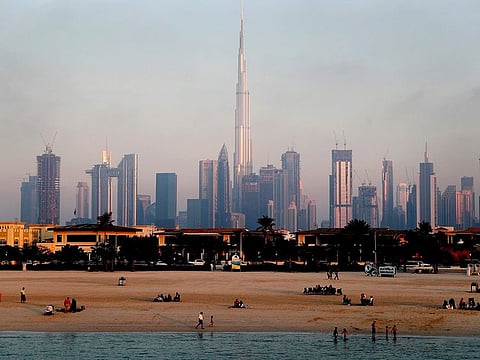 Dubai skyline. Photo for illustrative use only 