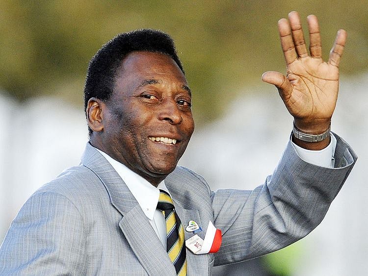 Brazilian football legend Pele