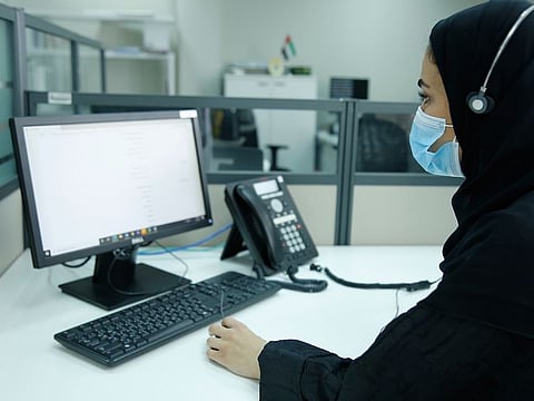 Call Centre of Department of Statistics and Community Development, Sharjah. 