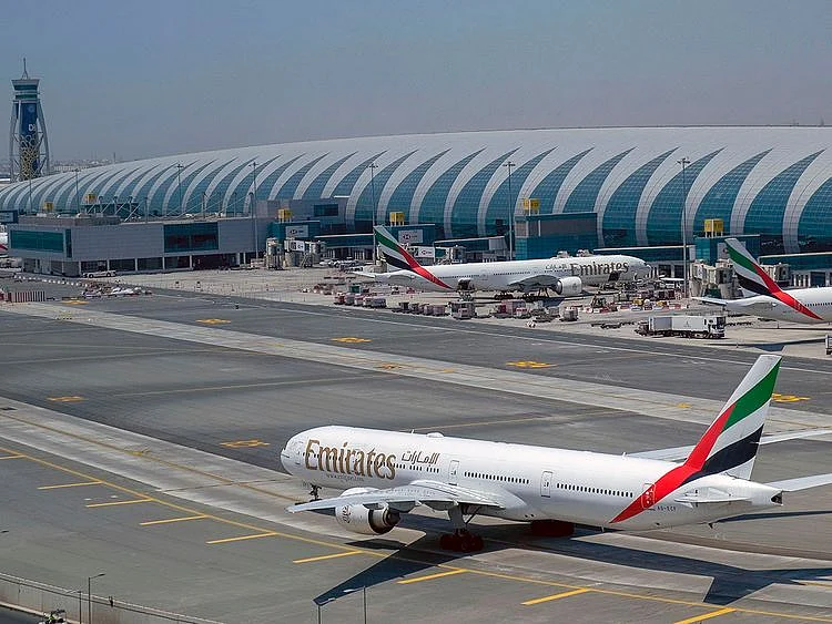 Emirates airlines Dubai International Airport in Dubai