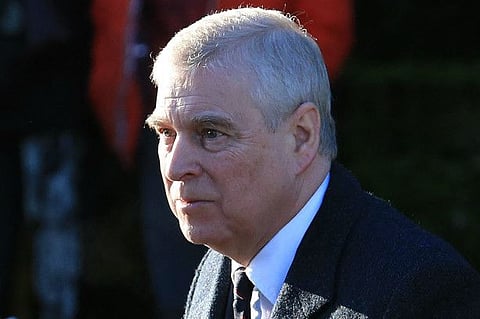 Britain's Prince Andrew in a file photo. The conviction of British socialite Ghislaine Maxwell for sex trafficking is a further blow for her embattled royal former friend Prince Andrew, British media said Thursday. 