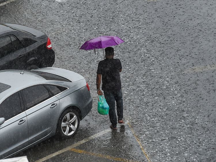 Rain on December 31, 2021