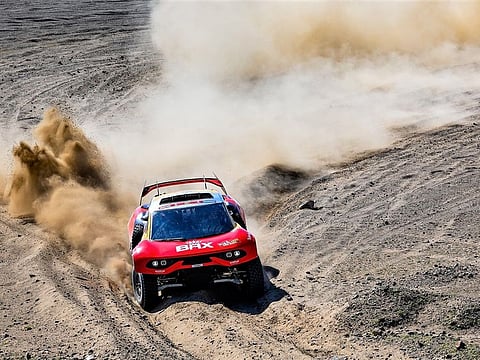 Sebastien Loeb believes this could be the year that he leads Bahrain Raid Xtreme to victory in the Dakar Rally, and he underlined his intentions today on the first real test of the 45th edition in Saudi Arabia.