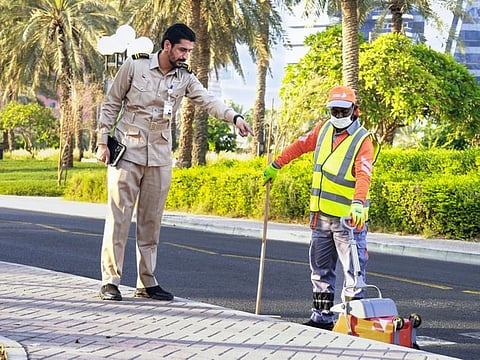 Supervisors and workers made the locations where the celebrations were held spotless again before sunrise