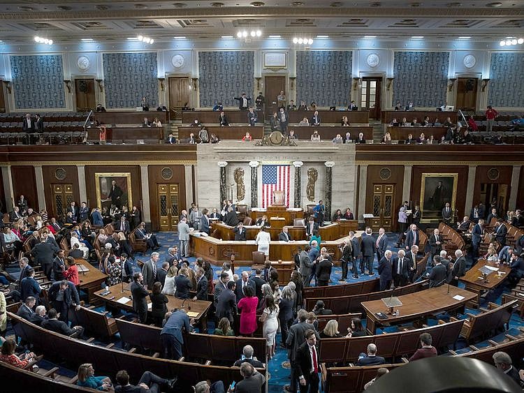 House members following the third vote