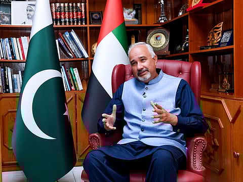 Pakistan Ambassador Faisal Niaz Tirmizi says that the bilateral trade between Pakistan and the UAE is expected to grow double from the Dh38.9 billion achieved in 2021-2022.