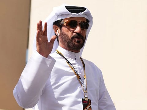 President of the FIA Mohammed Ben Sulayem.