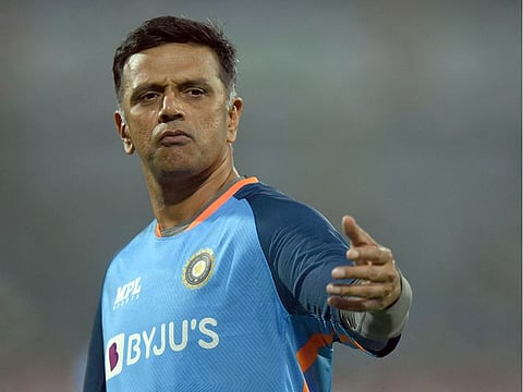 India coach Rahul Dravid.