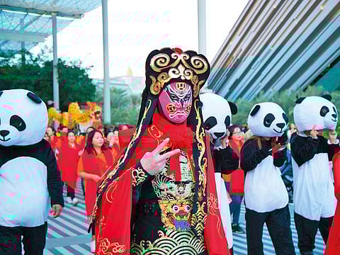 5,000 performers and people joined the parade 