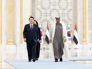 Photos: UAE President meets President of South Korea on state visit to the UAE
