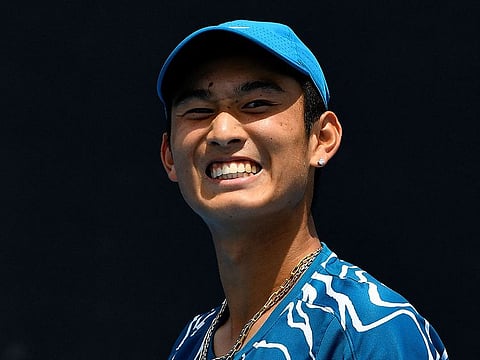 Shang Juncheng became the first male Chinese player to win an Australian Open main draw singles match.