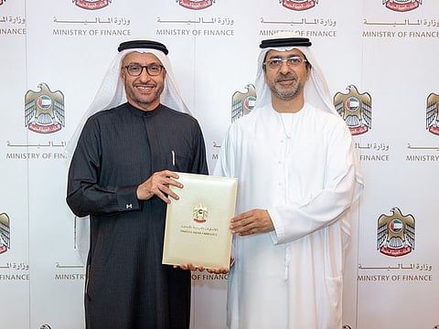 Younis Haji Al Khoori, Under-Secretary of Ministry of Finance, and Dr. Mohammed Al Zarooni, Secretary-General of the Dubai Free Zones Council, signed the MoU.