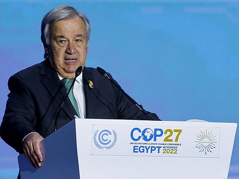 Guterres said meaningful engagement on climate, trade and technology between the United States and China was essential to prevent confrontation.