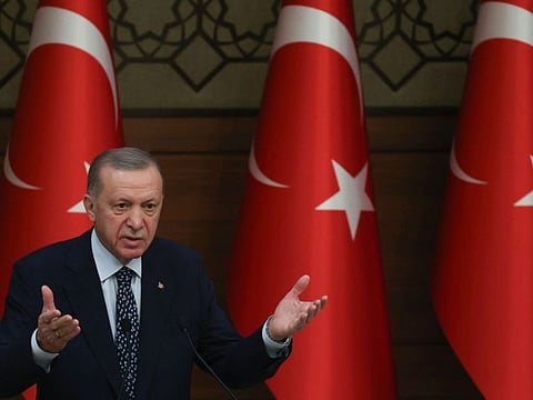 Turkish President Recep Tayyip Erdogan delivered a speech to his ruling party in which he recalled the day contemporary Turkey held its first free election in 1950.