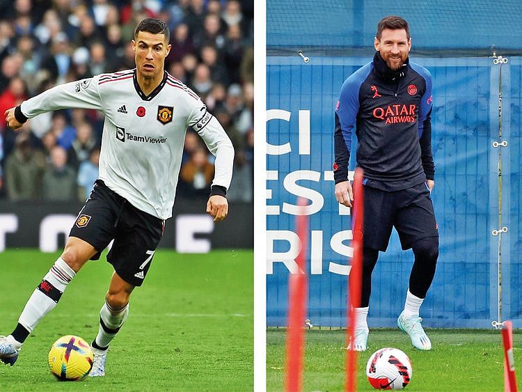 Ronaldo and Messi 