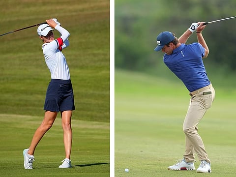 Esther Henseleit and Freddy Schott have joined ECCO Golf's tour staff