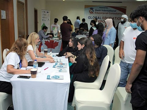 Global Education Expo, an annual exhibition of educational institutions from around the world, returns to the UAE with a three-day schedule at three locations. Photo of last expo for illustrative purpose only